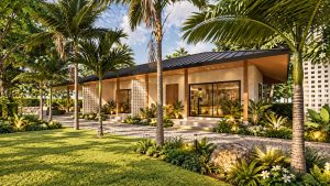 New Garden Villa with covered terrace and tropical garden – artist’s impression