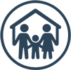 24 hour professional medical nurses station and care monitoring icon