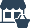 On site convenience store and daily essentials minimart icon at Homerly