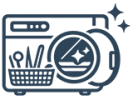 Medical grade sterilization equipment and strict hygiene standards icon