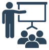 Professional caregiver and internal staff training center icon at Homerly